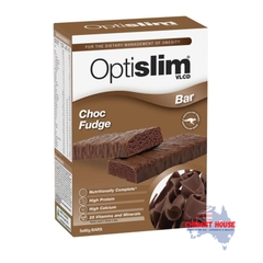 Sô Cô La OptiSlim VLCD Bar Choc Fudge Hỗ Trợ Dinh Dưỡng Thay Thế Bữa Ăn 5 góix60g - OptiSlim VLCD Bar Choc Fudge 5