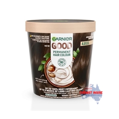 Thuốc Nhuộm Tóc Thuần Chay Garnier Good Hair Color 4.0 Nâu Cacao - Thuốc nhuộm tóc Garnier Good Hair Color 4.0 Cacao Brown
