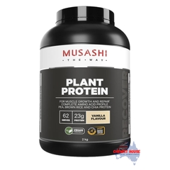 Protein Thực Vật Hỡ Trợ phát Triển Cơ Musashi Vị Vanilla 2kg - Musashi Plant Protein Chocolate 2kg