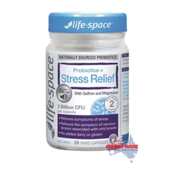 Viên uống hỗ trợ giảm căng thẳng Life Space Probiotic + Stress Support 50 Viên