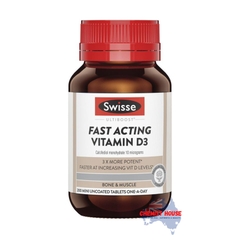 Swisse Fast Acting Vitamin D3 200 Viên