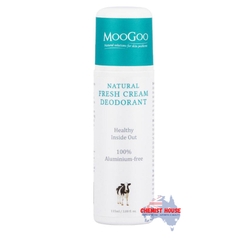 Lăn Khử Mùi MooGoo Fresh Cream Lemon Myrtle 115ml - Natural Fresh Cream Deodorant Lemon Myrtle 115ml