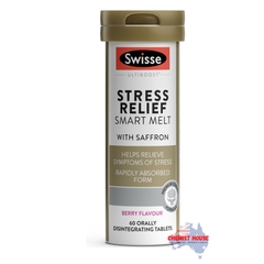 Swisse Ultiboost Stress Relief Smart Melts 60 pack - Swisse Ultiboost Giảm Căng Thẳng, Cải Thiện Trí Nhớ 60 viên