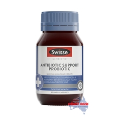 Swisse Ultibiotic Antibiotic Support Probiotic 30 viên
