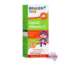 Thực Phẩm Bảo Vệ Brauer Kids Liquid Vitamin C 200ml