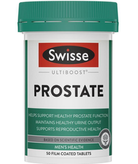 Viên uống hỗ trợ Sinh lý Nam tăng thụ thai giảm tiểu đêm tiết niệu Swisse Ultiboost Prostate 50 Tablets