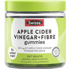 Kẹo dẻo thạch giấm táo Swisse giảm cân an toàn - Swisse Apple Cider Vinegar & Fibre Gummies 45 Pack