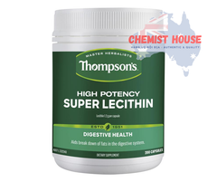 Thompson's High Potency Super Lecithin - Viên uống mầm đậu nành hàm lượng cao 200 viên