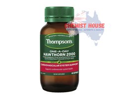 Thompsons One A Day Hawthorn 2000mg - Viên uống hỗ trợ sức khỏe tim mạch 60 viên