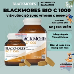 [Hàng Chuẩn ÚC] Blackmores Bio C 1000 Viên uống bổ sung C 1000mg 62 viên