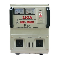 ỔN ÁP LIOA 3KVA  MODEL DRII - 3000 II ĐỜI MỚI NHẤT, DÂY ĐỒNG 100%