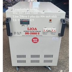 ỔN ÁP LIOA 20KVA - 20KW THẾ HỆ 2 DRI - 20000 II ĐỜI MỚI NHẤT 2022 - 2023 DÂY ĐỒNG 100%