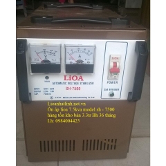 ỔN ÁP LIOA 7.5KVA ( HÀNG TỒN KHO, BẦY MẪU)