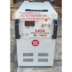 ỔN ÁP LIOA 15KVA - 15KW THẾ HỆ 2 DRI - 15000 II ĐỜI MỚI NHẤT 2022 - 2023 DÂY ĐỒNG 100%