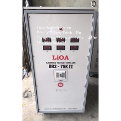 ỔN ÁP LIOA 75KVA 3 PHA DR3 - 75K II DẢI RỘNG 160V ~ 430V