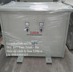 MÁY BIẾN ÁP CÁCH LY LIOA 380V/220V 320KVA