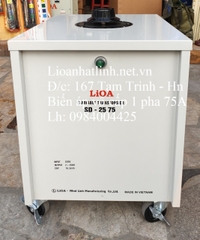 BIẾN ÁP VÔ CẤP LIOA 1 PHA 15KVA - 75A