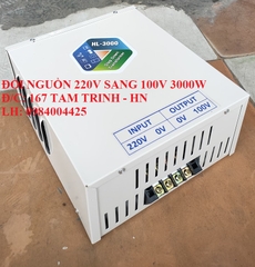 BỘ ĐỔI NGUỒN 220V SANG 100V - 110V 3000VA - 3000W