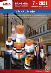 BẢNG BÁO GIÁ DÂY CÁP ĐIỆN LIOA MỚI NHẤT HIỆN NAY