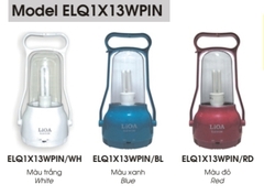 ĐÈN CHIẾU SÁNG LIOA, ĐÈN SẠC TÍCH ĐIỆN LIOA SỬ DỤNG PIN ELQ1X13WPIN