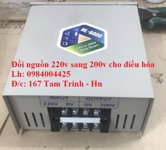 BỘ ĐỔI NGUỒN 220V SANG 200V AC DÙNG CHO ĐIỀU HÒA ÂM TƯỜNG, ÂM TRẦN CỦA NHẬT