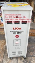 GIÁ ỔN ÁP LIOA 3 PHA 20KVA SH3 - 20K II ĐỜI MỚI NHẤT HIỆN NAY