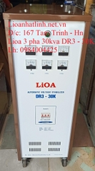 ỔN ÁP LIOA 30KVA 3 PHA THẾ HỆ 1 DẢI 160V - 430V MODEL DR3 - 30K
