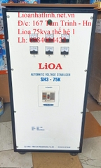 ỔN ÁP LIOA 75KVA 3 PHA DẢI 260V - 430V MODEL SH3 - 75K THẾ HỆ 1