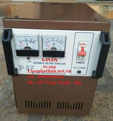 ỔN ÁP LIOA 1 PHA 5KVA DẢI 130V ~ 250V SH - 5000 HÀNG TỒN KHO THẾ HỆ 1