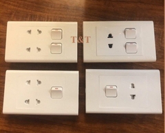 MẶT ÂM TƯỜNG LIOA 1 LỖ 1 Ổ CẮM, 2 LỖ 1 Ổ CẮM, 1 LỖ 2 Ổ CẮM, 2 LỖ 2 Ổ CẮM