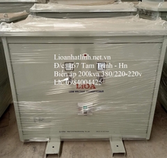 BIẾN ÁP LIOA 200KVA 3 PHA LOẠI TỰ NGẪU VÀ LOẠI CÁCH LY