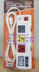 Ổ CẮM LIOA CÔNG SUẤT LỚN DÂY 3 LÕI ĐỒNG HỒ V MODEL 3OFSSV2.5-3