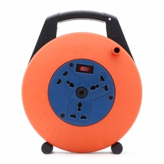 Ổ CẮM LIOA DÀI 10M KIỂU XÁCH TAY DÂY 3 LÕI CÓ NỐI ĐẤT MODEL XDT10 - 3 - 15A