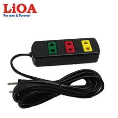 Ổ CẮM LIOA 3 LỖ 2 CHẤU DÂY 3M KHÔNG CÓ CÔNG TẮC MODEL 3TC3-2