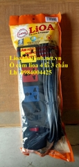 Ổ CẮM ĐIỆN LIOA 4 LỖ 3 CHẤU ĐA NĂNG DÂY 5M MÃ SẢN PHẨM 4D52N