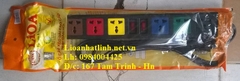 Ổ CẮM ĐIỆN LIOA 6 LỖ 3 CHẤU DÂY 3M 2 CÔNG TẮC MODEL 6D32N