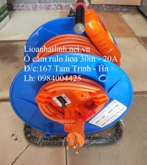 Ổ CẮM ĐIỆN RULO LIOA 30M CÔNG SUẤT LỚN 4000W - 5000W MODEL HYBRID - 30M - 20A