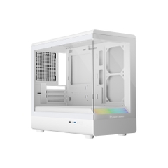 VỎ CASE LEOPARD MS-01 RGB WHITE (MÀU TRẮNG/ KHÔNG KÈM FAN)