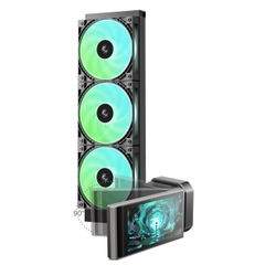 TẢN NHIỆT NƯỚC DEEPCOOL LT360 VISION ARGB (MÀU ĐEN/ MÀN LCD/ QUẠT 120MM LED ARGB)
