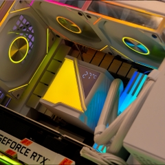 TẢN NHIỆT AIO JUNGLE LEOPARD STELLAR REALM 240 WHITE (MÀU TRẮNG/ DIGITAL/ LED ARGB)