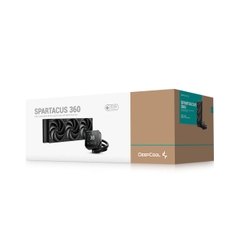 TẢN NHIỆT NƯỚC DEEPCOOL SPARTACUS 360 BLACK (MÀU ĐEN/ MÀN LCD)