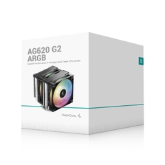 TẢN NHIỆT KHÍ CPU DEEPCOOL AG620 G2 ARGB (MÀU ĐEN/ QUẠT 120MM LED ARGB)