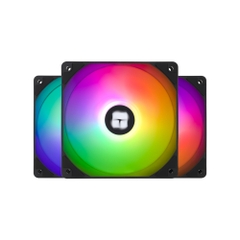 QUẠT TẢN NHIỆT THERMALRIGHT TL-C12C-S X3 BLACK ARGB (MÀU ĐEN/ 120MM/ BỘ 3 QUẠT)