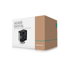 TẢN NHIỆT KHÍ CPU DEEPCOOL AG400 DIGITAL BLACK (MÀU ĐEN/ HIỂN THỊ NHIỆT ĐỘ)