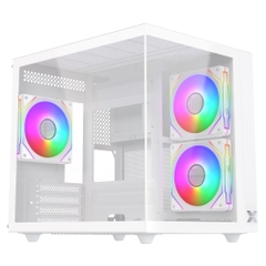 Vỏ Case XIGMATEK AQUA M LITE ARTIC 3GF (M-ATX/ MÀU TRẮNG/ KÈM SẴN 3 FAN LED AUTO)