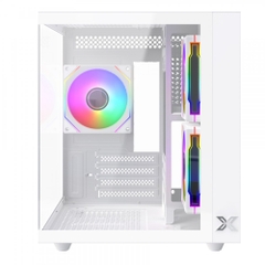 Vỏ Case XIGMATEK AQUA M LITE ARTIC 3GF (M-ATX/ MÀU TRẮNG/ KÈM SẴN 3 FAN LED AUTO)