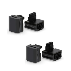 Đầu đảo góc nguồn EZDIY-FAB SHIELD 12VHPWR 600W GPU POWER ADAPTER 90 Degrees BLACK (MÀU ĐEN)