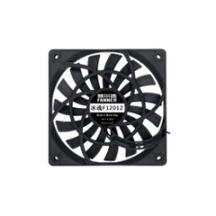 QUẠT TẢN NHIỆT SUPER SLIM FANNER F-12012 BLACK (MÀU ĐEN/ 120MM/ MỎNG 12MM)