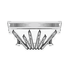 TẢN NHIỆT CPU PCCOOLER RC600-67 WHITE (MÀU TRẮNG/ LOW PROFILE/ 67MM)