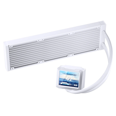 TẢN NHIỆT NƯỚC AIO JONSBO TF3-360SCW WHITE (MÀU TRẮNG/ QUẠT LIỀN KHỐI LCD)